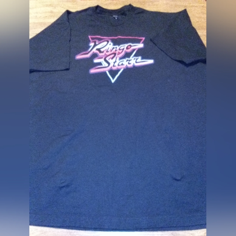Ringo Starr Vintage Retro Black 2XL T-Shirt